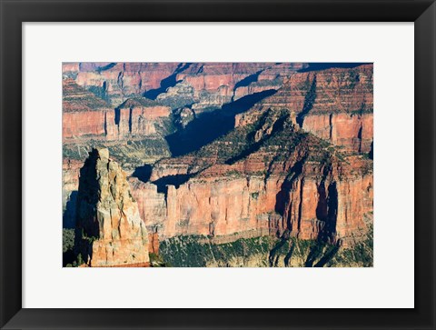 Framed North and South Rims, Grand Canyon, Arizona Print