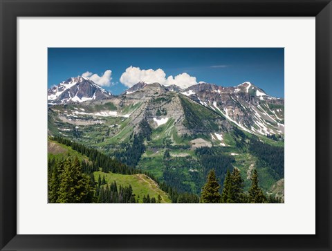 Framed Trees on a Mountain, Crested Butte, Colorado Print