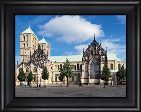 Framed Munster Cathedral, Munster, Germany Print