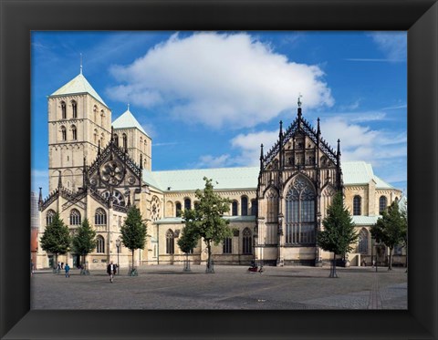 Framed Munster Cathedral, Munster, Germany Print