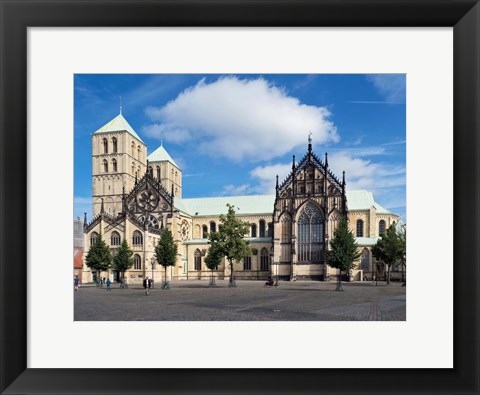 Framed Munster Cathedral, Munster, Germany Print