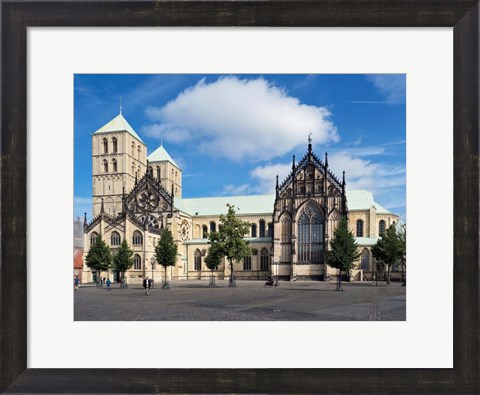 Framed Munster Cathedral, Munster, Germany Print