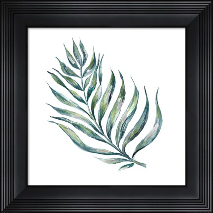 Framed Island Leaf II Print