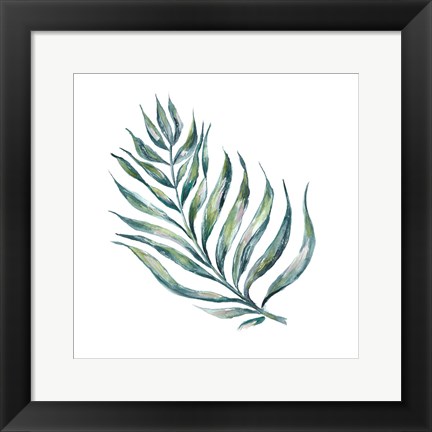 Framed Island Leaf II Print