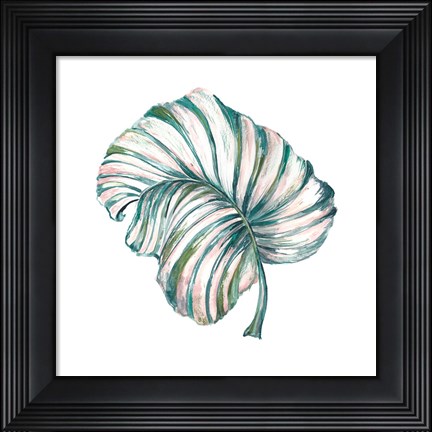 Framed Island Leaf III Print