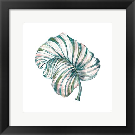 Framed Island Leaf III Print