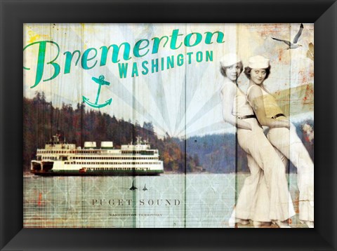 Framed Bremerton Girls Print