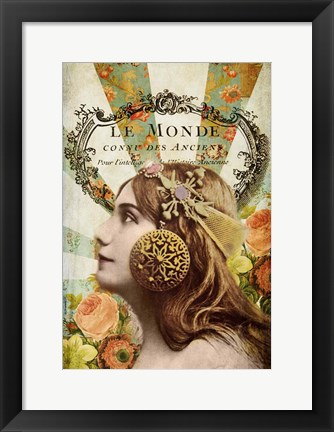 Framed Le Monde Print