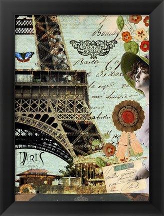 Framed Paris Dream Scape Print