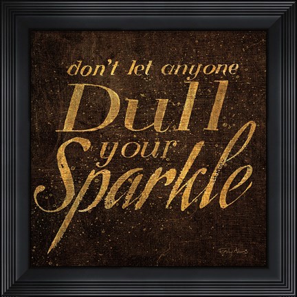 Framed Shoe Fetish Quotes VI Dark Print