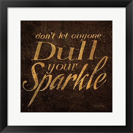 Framed Shoe Fetish Quotes VI Dark Print