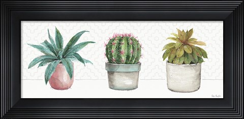 Framed Mixed Greens XLVII Print