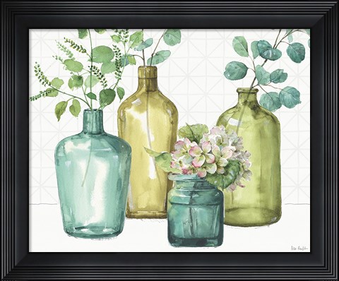 Framed Mixed Greens LXII Print