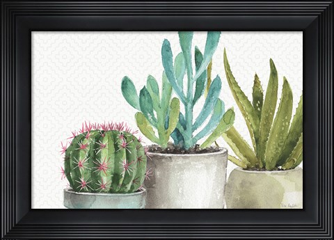 Framed Mixed Greens XXXIV Print