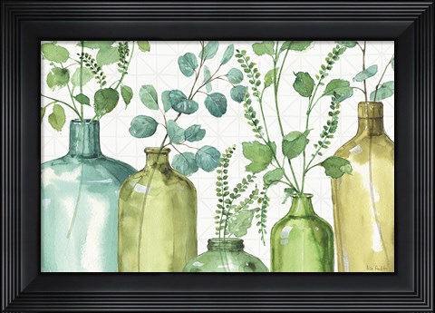 Framed Mixed Greens L Print
