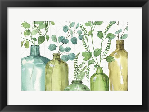 Framed Mixed Greens L Print