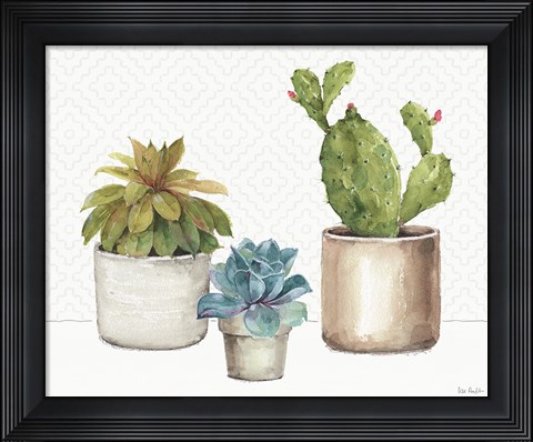 Framed Mixed Greens XLVI Print