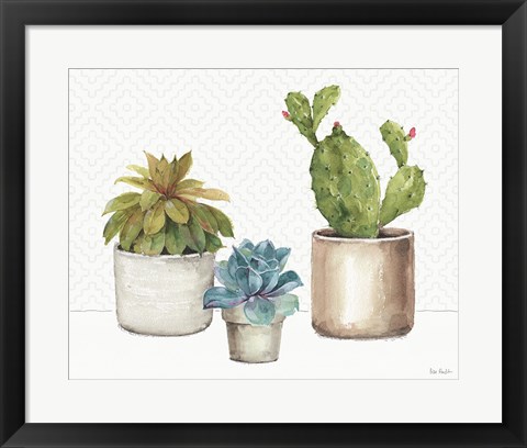 Framed Mixed Greens XLVI Print