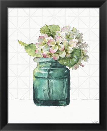 Framed Mixed Greens LVII Print