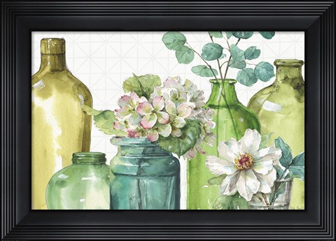 Framed Mixed Greens XLIX Print