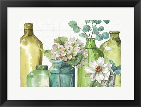 Framed Mixed Greens XLIX Print