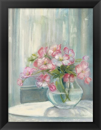 Framed Spring Bouquet II Crop Print