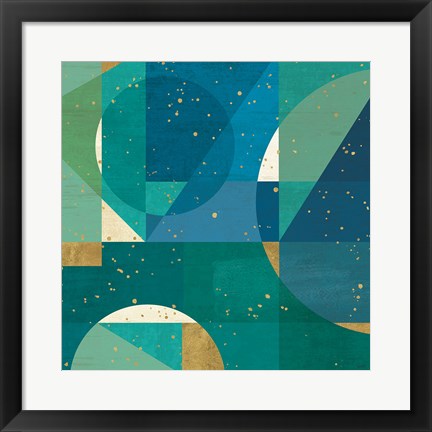 Framed Geo Contour III Print