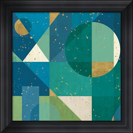 Framed Geo Contour II Print