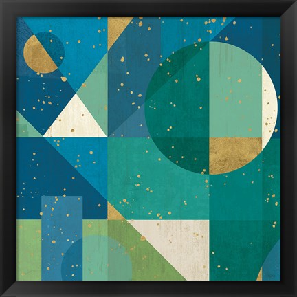 Framed Geo Contour II Print