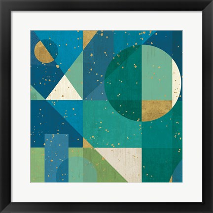 Framed Geo Contour II Print