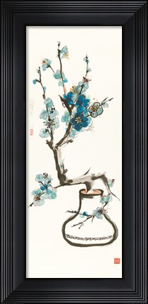 Framed Blue Blossom Print