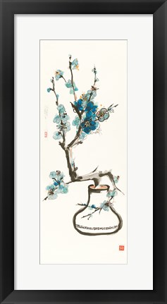 Framed Blue Blossom Print