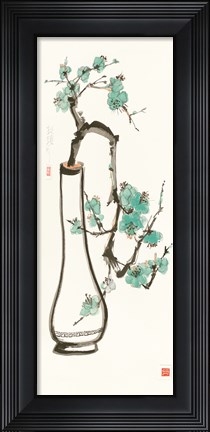 Framed Jade Blossom Print
