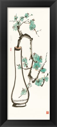 Framed Jade Blossom Print