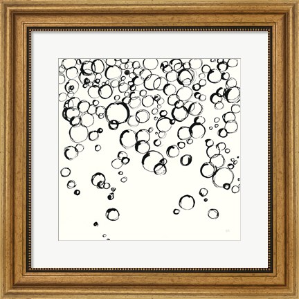 Framed Bubbles III Print