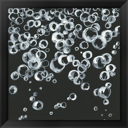 Framed Bubbles II Print