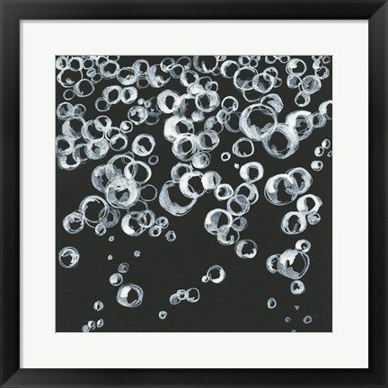 Framed Bubbles II Print