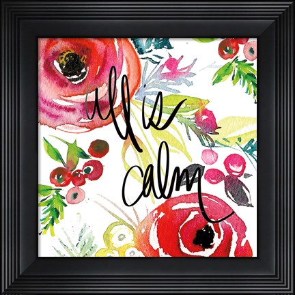 Framed Scarlett O Christmas I Print