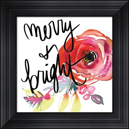 Framed Scarlett O Christmas IV Print