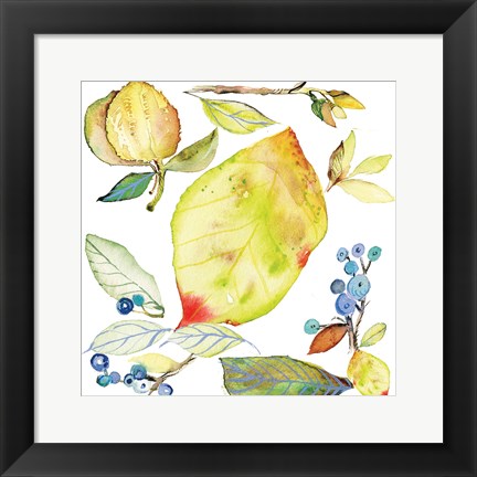 Framed Harvest Rush I Print
