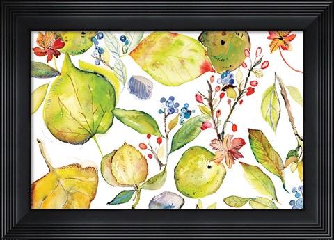 Framed Harvest Rush III Print