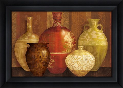 Framed Tuscan Crossing Crop Print