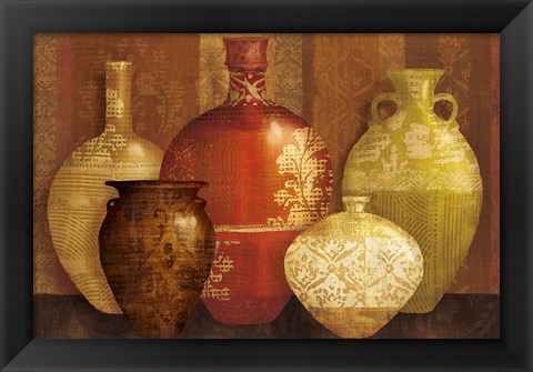 Framed Tuscan Crossing Crop Print