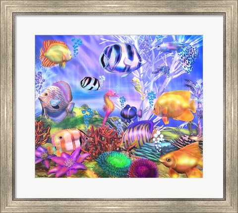 Framed Ocean&#39;s Little Wonders Print
