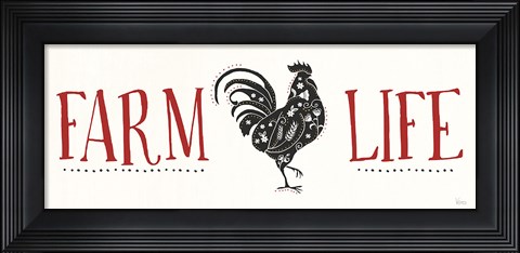 Framed Otomi Farm X Print