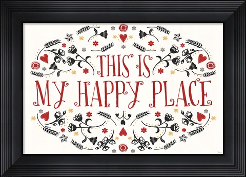 Framed Otomi Farm I Print
