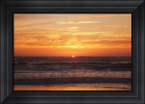 Framed At Days End II Print