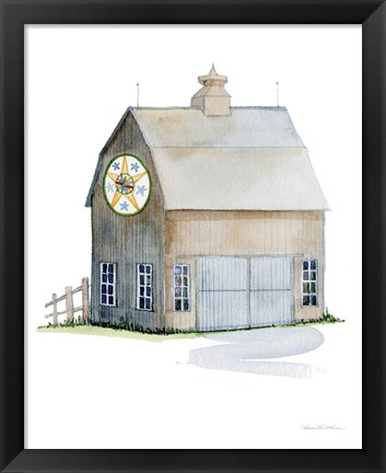 Framed Life on the Farm Barn Element IV Print