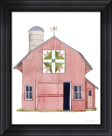 Framed Life on the Farm Barn Element I Print