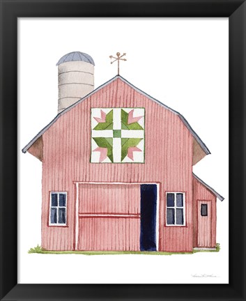 Framed Life on the Farm Barn Element I Print